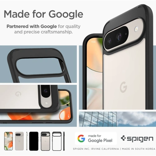 Etui Spigen Ultra Hybrid Google Pixel 9 / 9 Pro Matte Black - Pixel 9 Pro - Spigen