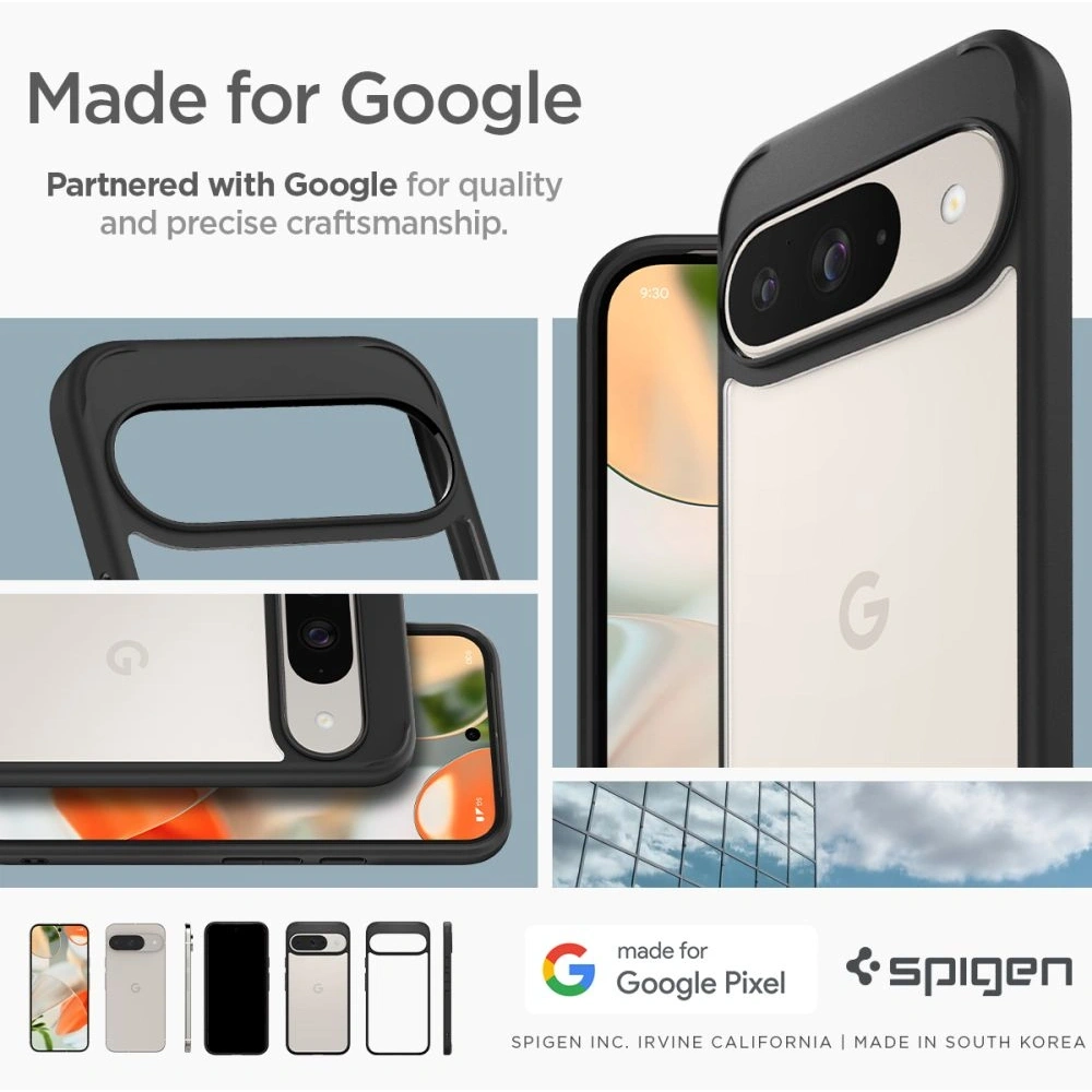 Hurtownia GSM - Etui Spigen Ultra Hybrid Google Pixel 9 / 9 Pro Matt Fekete - SPN3487 - {ean13} - Hurt