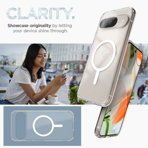 Etui Spigen Ultra Hybrid Onetap Ring MagSafe Google Pixel 9 Pro White - Pixel 9 Pro - Spigen