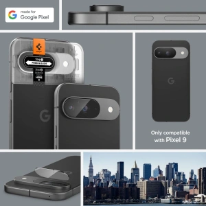 Szkło hartowane na aparat Spigen Optik.tr ez Fit Camera Protector Google Pixel 9 Crystal Clear [2 PACK] - Pixel 9 - Spigen