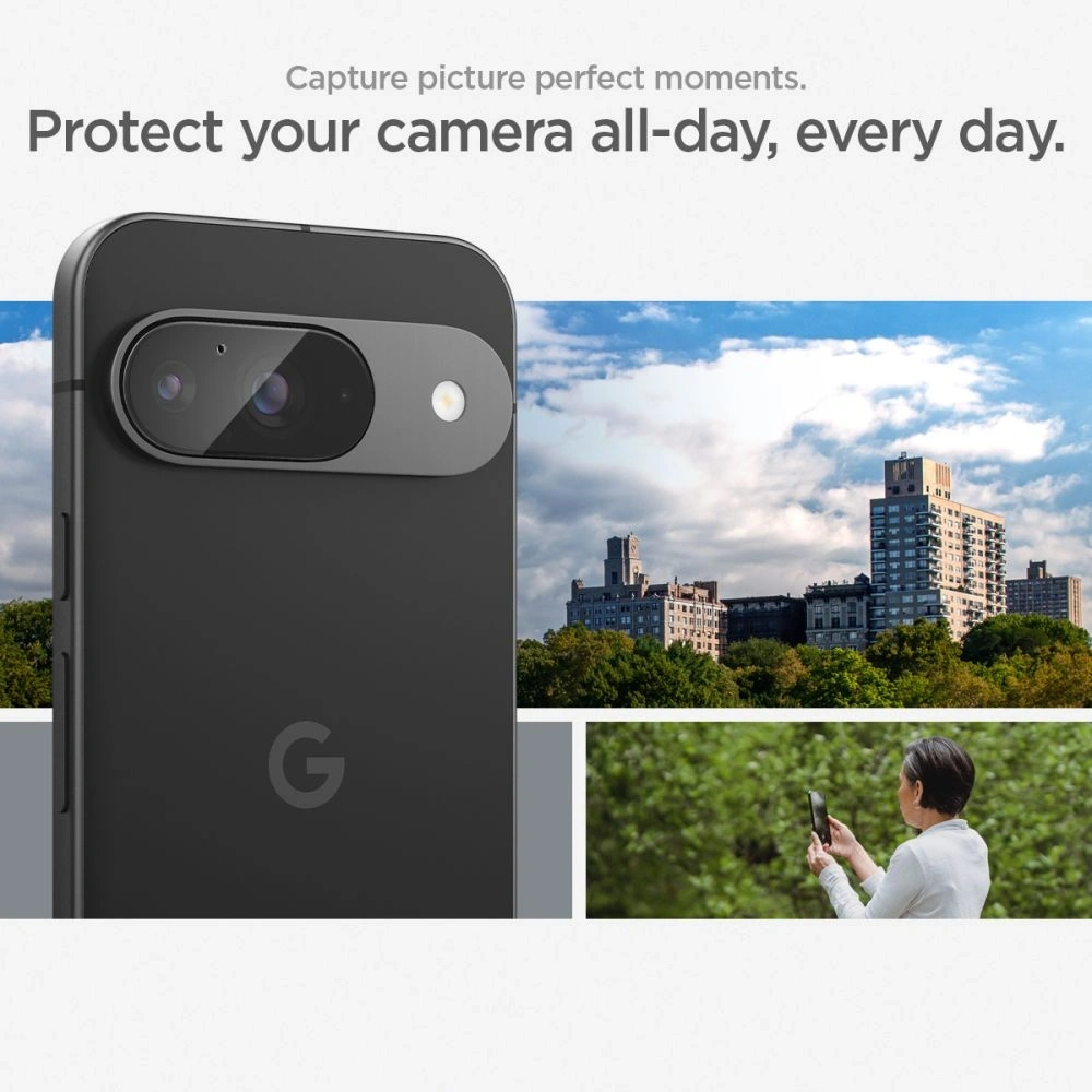 Hurtownia GSM - Edzett üveg Spigen Optik.tr ez Fit Camera Protector Google Pixel 9 Crystal Clear [2 PACK] - SPN3490 - {ean13} - Hurt