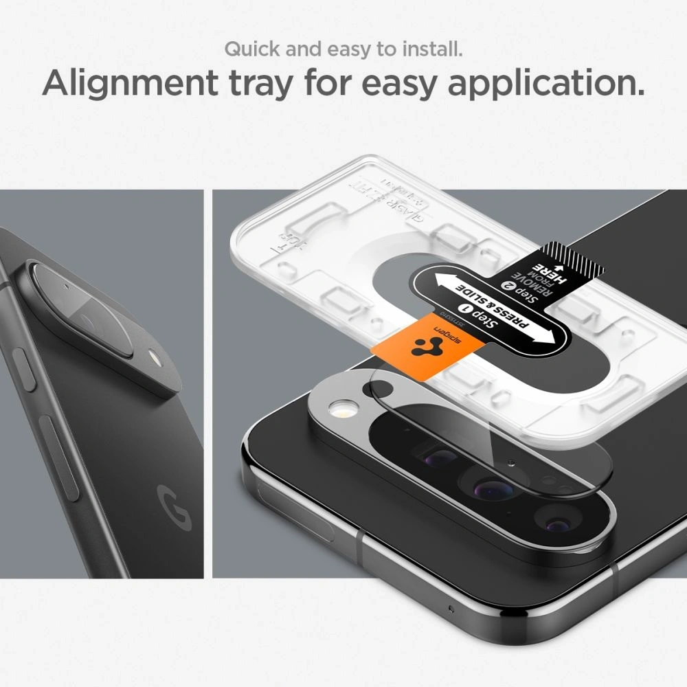 Wholesale Tempered Camera Glass Spigen Optik.tr ez Fit Camera Protector Google Pixel 9 Crystal Clear [2 PACK] - SPN3490 - {ean13} - Hurt