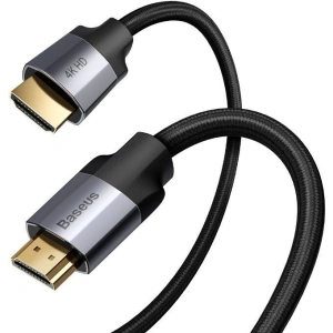 Baseus Enjoyment Series 4K Male To 4K Male Cable 1m Dark gray