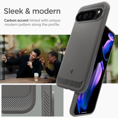 Etui Spigen Rugged Armor Google Pixel 9 Pro XL Marble Grey - Pixel 9 Pro XL - Spigen