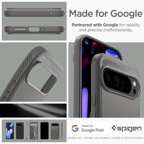 Etui Spigen Rugged Armor Google Pixel 9 Pro XL Marble Grey - Pixel 9 Pro XL - Spigen