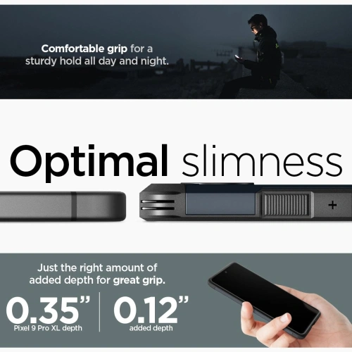 Etui Spigen Tough Armor Google Pixel 9 Pro XL Metal Slate - Pixel 9 Pro XL - Spigen