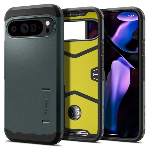 Etui Spigen Tough Armor Google Pixel 9 Pro XL Abyss Green - Pixel 9 Pro XL - Spigen