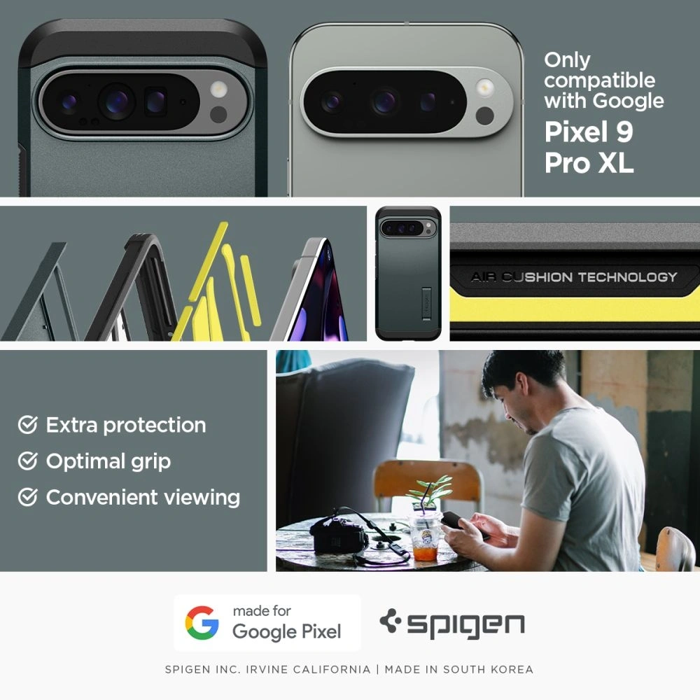 Hurtownia GSM - Spigen Carcasă Tough Armor Google Pixel 9 Pro XL Abyss Green - SPN3499 - {ean13} - Hurt