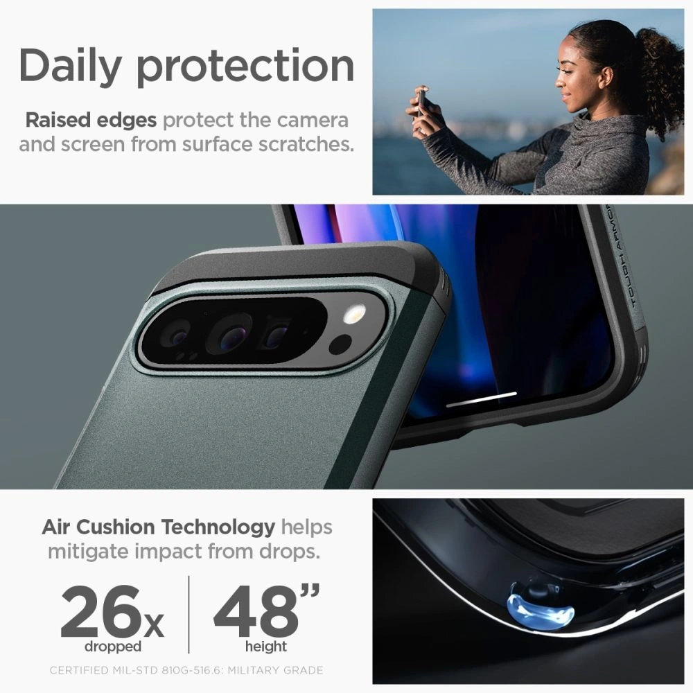 Hurtownia GSM - Spigen Carcasă Tough Armor Google Pixel 9 Pro XL Abyss Green - SPN3499 - {ean13} - Hurt