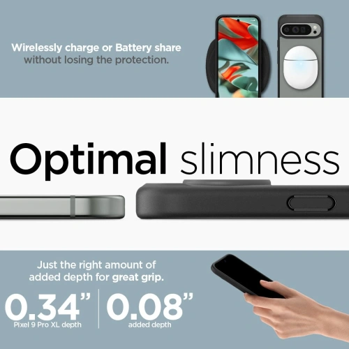 Etui Spigen Ultra Hybrid Google Pixel 9 Pro XL Matte Black - Pixel 9 Pro XL - Spigen