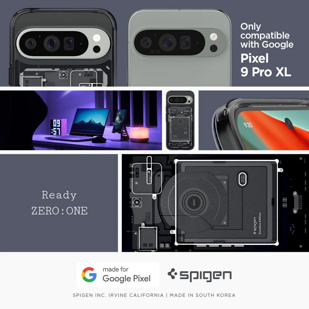 Hurtownia GSM - Spigen Caz Ultra Hybrid Google Pixel 9 Pro XL Zero One - SPN3505 - {ean13} - Hurt