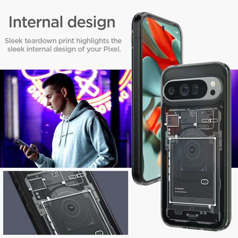 Hurtownia GSM - Etui Spigen Ultra Hybrid Google Pixel 9 Pro XL Zero One - SPN3505 - {ean13} - Hurt