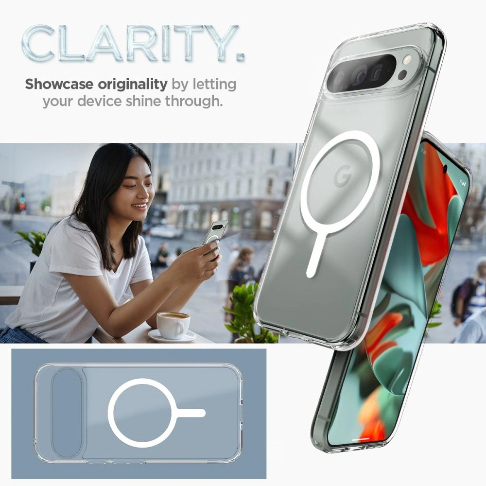 Hurtownia GSM - Etui Spigen Ultra Hybrid Onetap Ring MagSafe Google Pixel 9 Pro XL Fehér - SPN3506 - {ean13} - Hurt