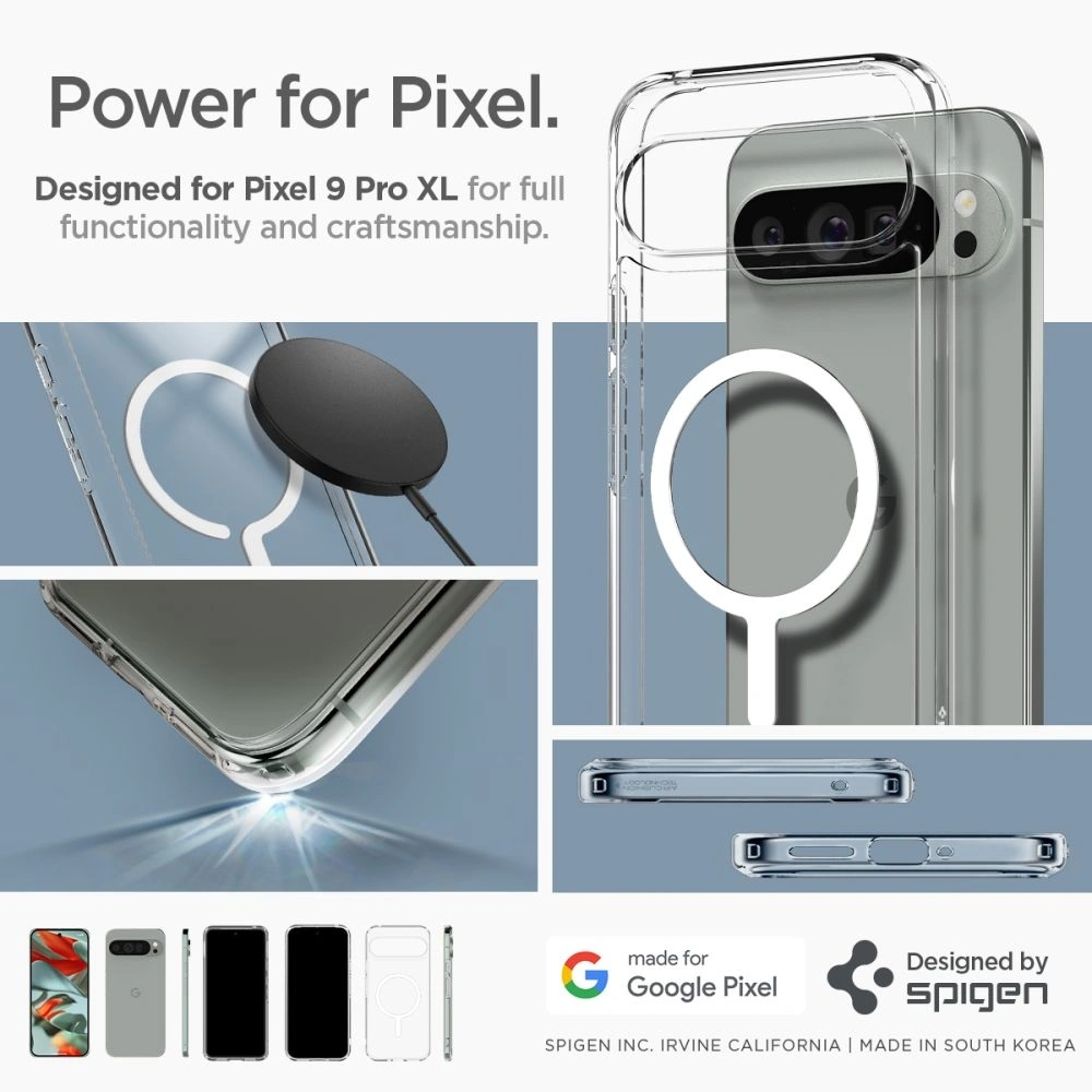 Hurtownia GSM - Spigen Carcasă Ultra Hybrid Onetap Ring MagSafe Google Pixel 9 Pro XL Alb - SPN3506 - {ean13} - Hurt