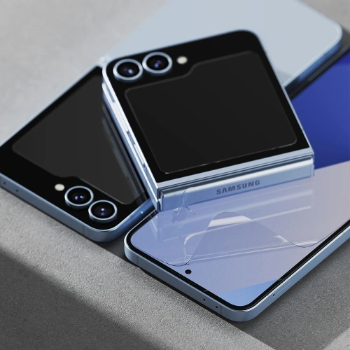 Zestaw ochronny Ringke 3w1 Protector Samsung Galaxy Z Flip 6 Clear [2 PACK] - Galaxy Z Flip 6 - Ringke