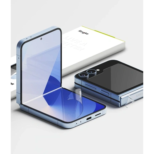 Zestaw ochronny Ringke 3w1 Protector Samsung Galaxy Z Flip 6 Clear [2 PACK] - Galaxy Z Flip 6 - Ringke