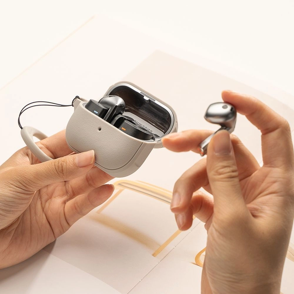 Hurtownia GSM - Etui Ringke Onyx Magnetic MagSafe Samsung Galaxy Buds 3 / 3 Pro Warm Grey - RGK2007 - {ean13} - Hurt