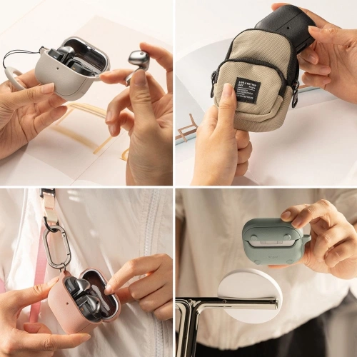 Etui Ringke Onyx Magnetic MagSafe Samsung Galaxy Buds 3 / 3 Pro Warm Grey - Galaxy Buds - Ringke