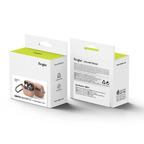 Etui Ringke Onyx Magnetic MagSafe Samsung Galaxy Buds 3 / 3 Pro Constant Coral - Galaxy Buds - Ringke