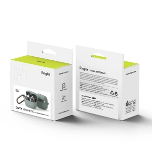 Wholesale Case Ringke Onyx Magnetic MagSafe Samsung Galaxy Buds 3 / 3 Pro Sage Green - RGK2009 - {ean13} - Hurt