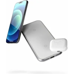 Hurtownia GSM - ZENS Dual Aluminium Wireless Charger 20W fehér vezeték nélküli töltő - ZENS20 - {ean13} - Hurt