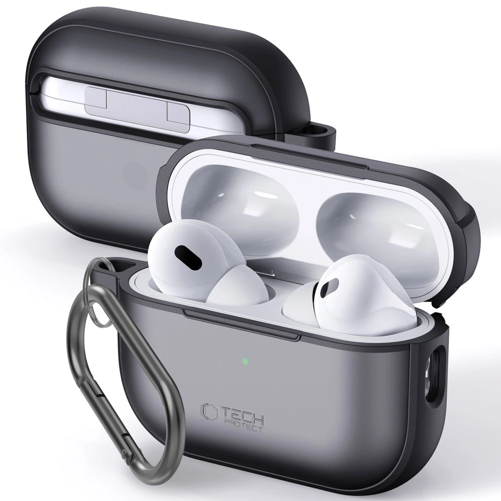 Hurtownia GSM - Apple Carcasă Tech-protect MagMat Airpods Pro 1 / 2 Matte Black - THP3081 - {ean13} - Hurt