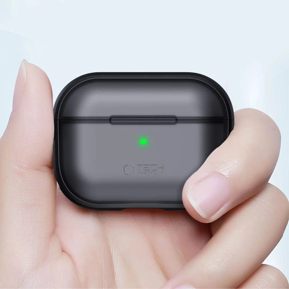 Hurtownia GSM - Apple Carcasă Tech-protect MagMat Airpods Pro 1 / 2 Matte Black - THP3081 - {ean13} - Hurt