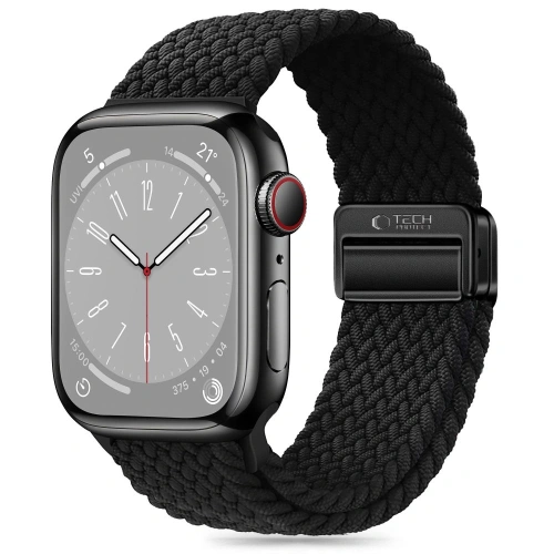 Pasek Tech-protect Nylonmag Apple Watch 4/5/6/7/8/9/SE 38/40/41mm Black - Watch - Tech-Protect