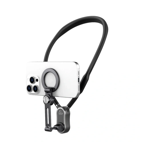 Uchwyt na szyję Tech-protect AC100 Magnetic MagSafe Neck Holder Black - Pozostałe podstawki - Tech-Protect