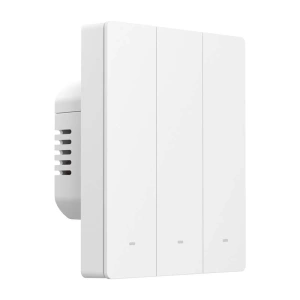 Hurtownia GSM - Inteligentní nástěnný spínač M5-3C-80W Matter (3-kanálový, do rámečku) - SNF170 - {ean13} - Hurt