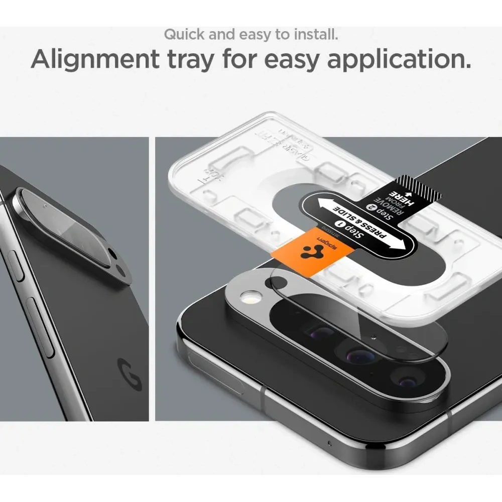 Wholesale Tempered Camera Glass Spigen Optik.tr ez Fit Camera Protector Google Pixel 9 Pro XL Crystal Clear [2 PACK] - SPN3512 - {ean13} - Hurt