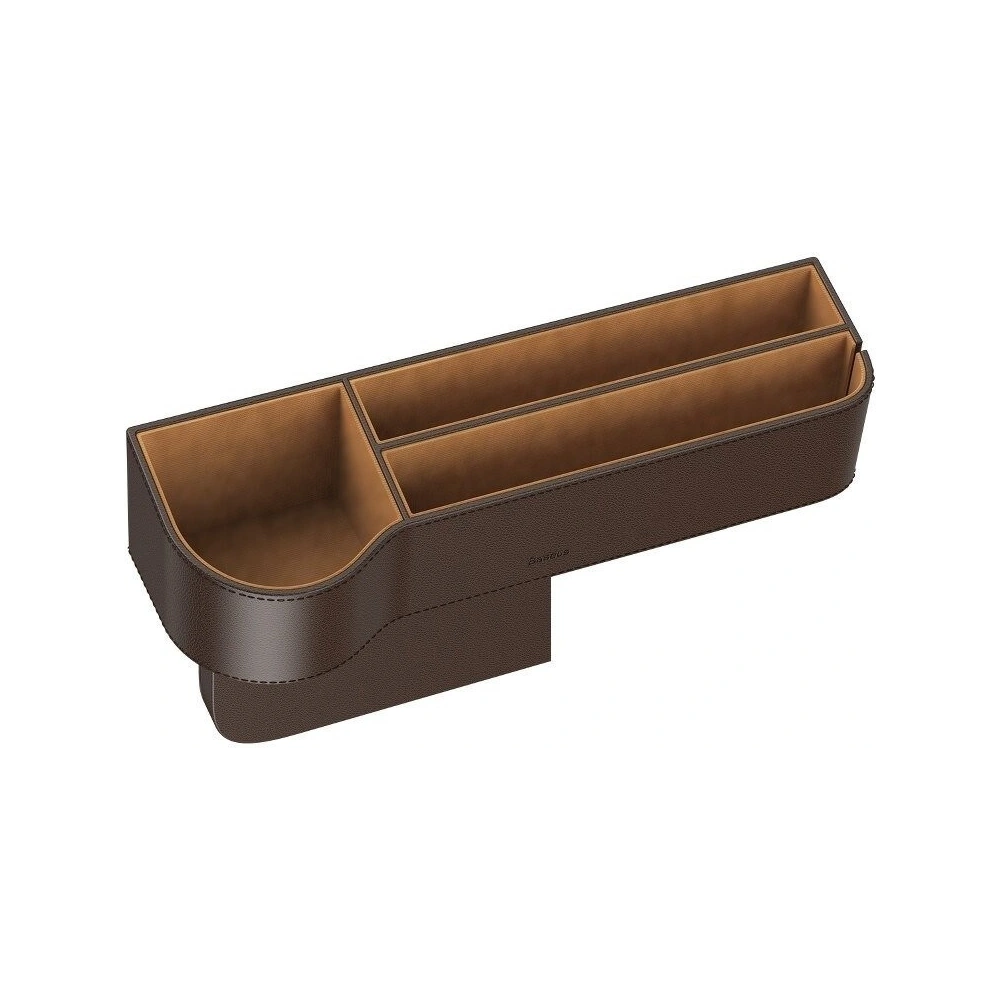 Hurtownia GSM - Organizer samochodowy Baseus Elegant Car Storage Box, skórzany (brązowy) - BSU842BR - {ean13} - Hurt