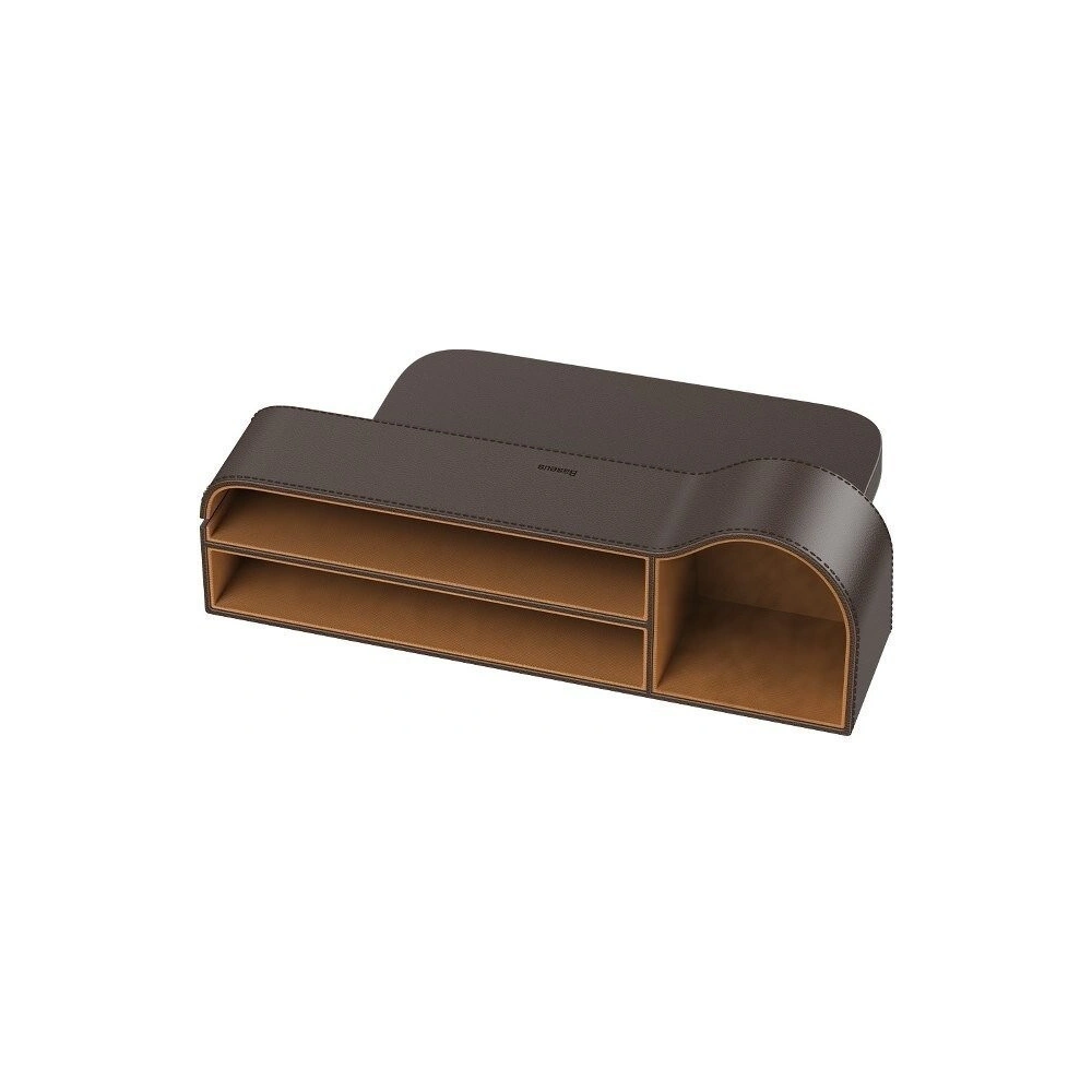 Hurtownia GSM - Organizer samochodowy Baseus Elegant Car Storage Box, skórzany (brązowy) - BSU842BR - {ean13} - Hurt