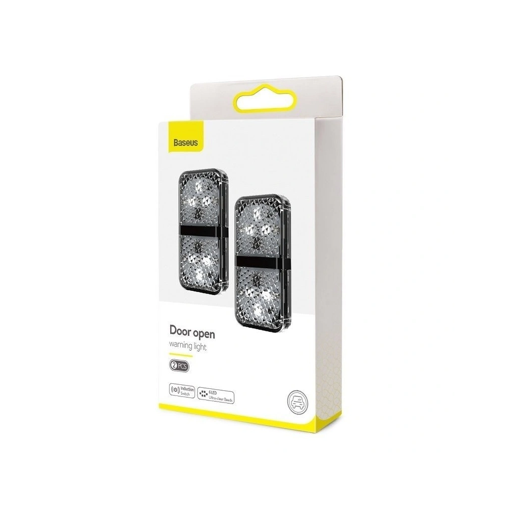 Wholesale Baseus Door Open Warning Light (2pcs/pack) Black - BSU843BLK - {ean13} - Hurt