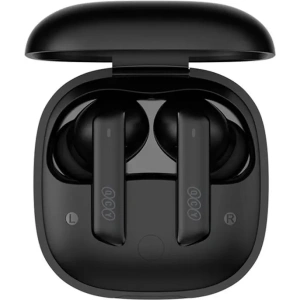 Wholesale TWS wireless dock headphones QCY HT05 ANC Bluetooth 5.2 black - QCY80 - {ean13} - Hurt