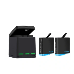 Hurtownia GSM - Háromcsatornás töltő Telesin Box GoPro Hero 8-hoz + 2 akkumulátor (GP-BNC-801) - TLS163 - {ean13} - Hurt