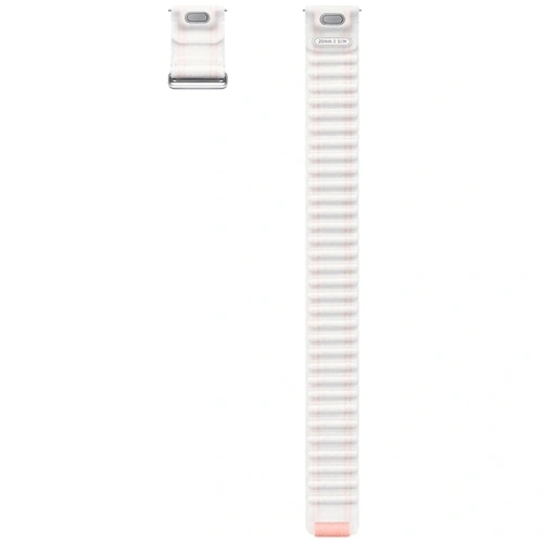 Pasek Samsung ET-SVL30SWEGEU Galaxy Watch7 / 6 / 5 / 4 20mm S/M Fabric Band różowo-biały/pink-white - Galaxy Watch7 44mm - Samsung