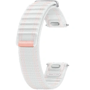 Hurtownia GSM - Pasek Samsung ET-SVL30SWEGEU Galaxy Watch7 / 6 / 5 / 4 20mm S/M Fabric Band růžovo-bílý/pink-white - SMG1175 - {ean13} - Hurt