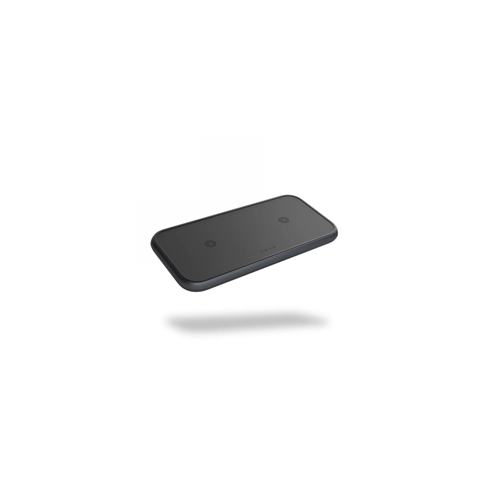 Hurtownia GSM - ZENS Încărcător wireless dual din aluminiu 2x10W negru - ZENS31 - {ean13} - Hurt