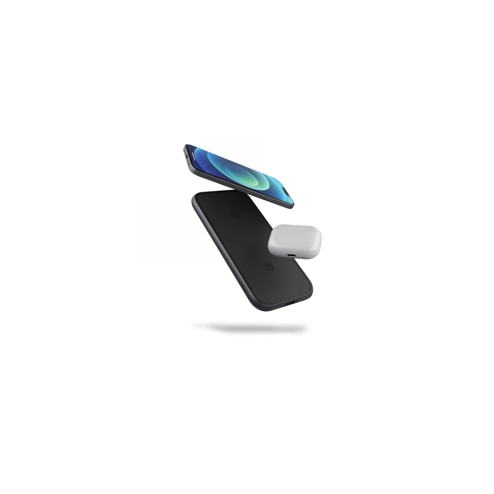 Hurtownia GSM - ZENS Dual Aluminium Wireless Ladegerät 2x10W schwarz - ZENS31 - {ean13} - Hurt
