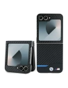 Etui BMW BMHCZF622NBCK Samsung Galaxy Z Flip6 kemény tok Carbon Blue Line fekete/black