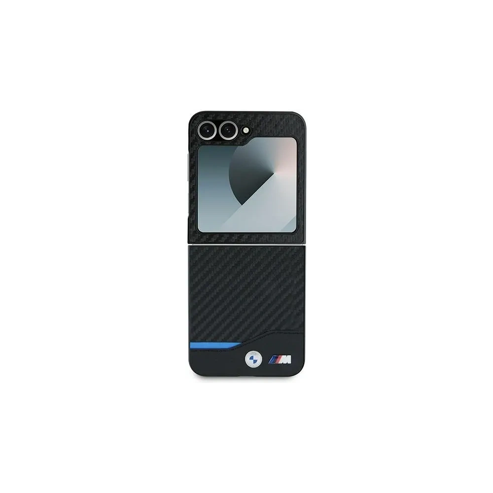 Hurtownia GSM - BMW Samsung Tasche BMHCZF622NBCK Galaxy Z Flip6 Hartschale Carbon Blue Line schwarz/schwarz - BMW682 - {ean13} - Hurt