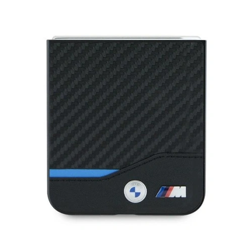 Etui BMW BMHCZF622NBCK Samsung Galaxy Z Flip6 hardcase Carbon Blue Line czarny/black - Galaxy Z Flip 6 - BMW