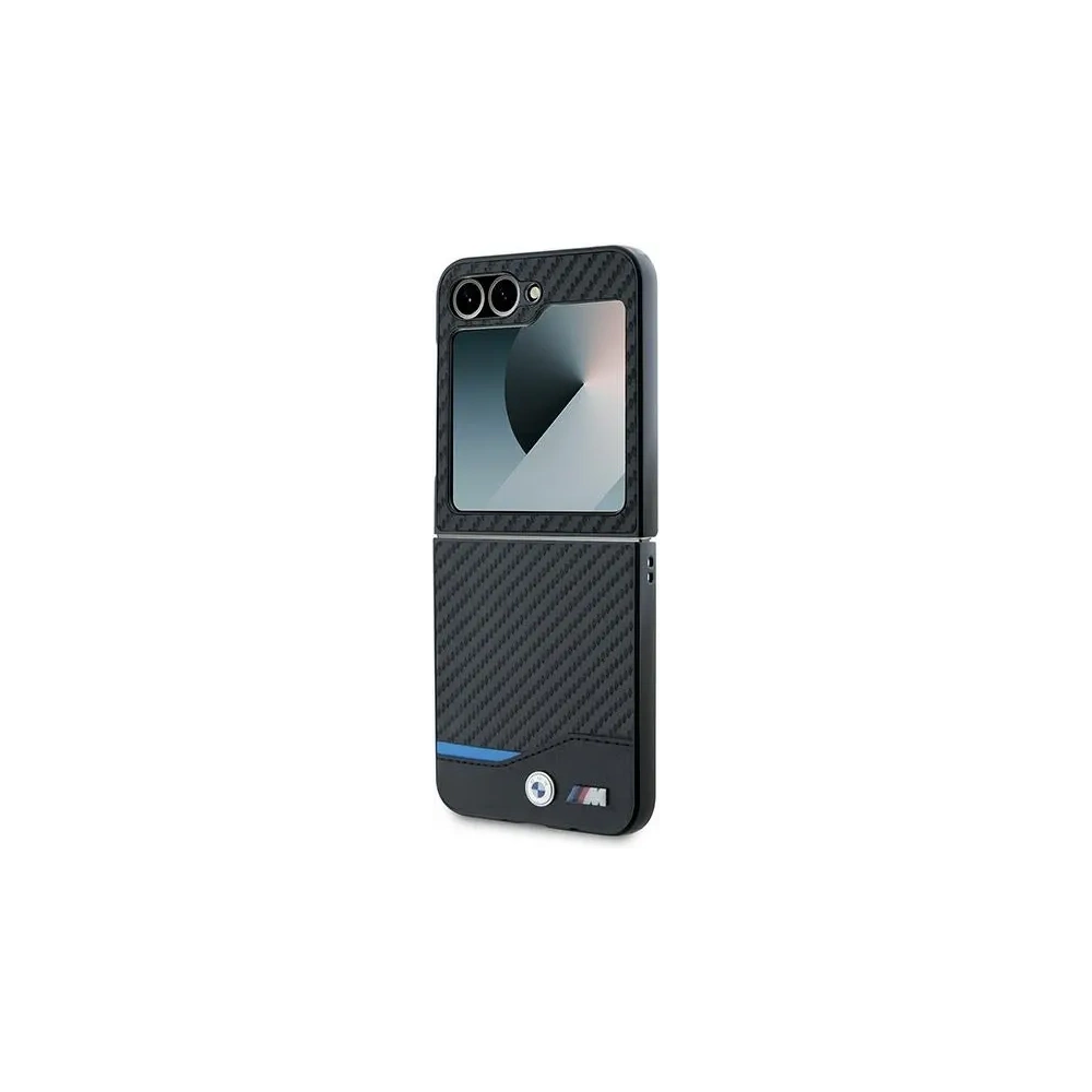 Hurtownia GSM - BMW Samsung Tasche BMHCZF622NBCK Galaxy Z Flip6 Hartschale Carbon Blue Line schwarz/schwarz - BMW682 - {ean13} - Hurt