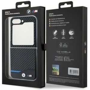 Hurtownia GSM - Etui BMW BMHCZF622NBCK Samsung Galaxy Z Flip6 hardcase Carbon Blue Line czarny/black - BMW682 - {ean13} - Hurt