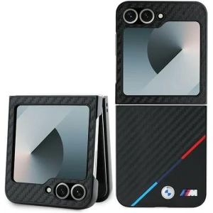 Hurtownia GSM - BMW Samsung Carcasă BMHCZF623PUDTK Galaxy Z Flip6 hardcase Carbon Tricolor negru/negru - BMW683 - {ean13} - Hurt