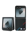 BMW Samsung Tasche BMHCZF623PUDTK Galaxy Z Flip6 Hartschalenkoffer Carbon Tricolor schwarz/schwarz - Galaxy Z Flip 6 - BMW