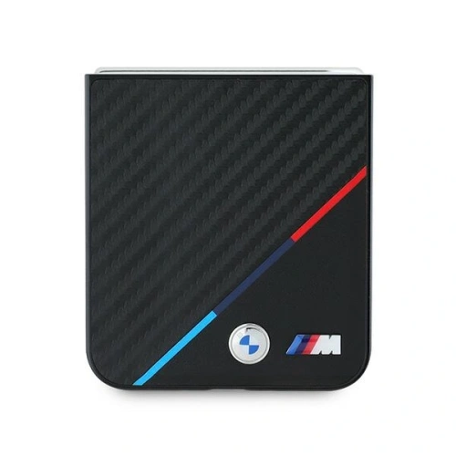 Etui BMW BMHCZF623PUDTK Samsung Galaxy Z Flip6 hardcase Carbon Tricolor czarny/black - Galaxy Z Flip 6 - BMW