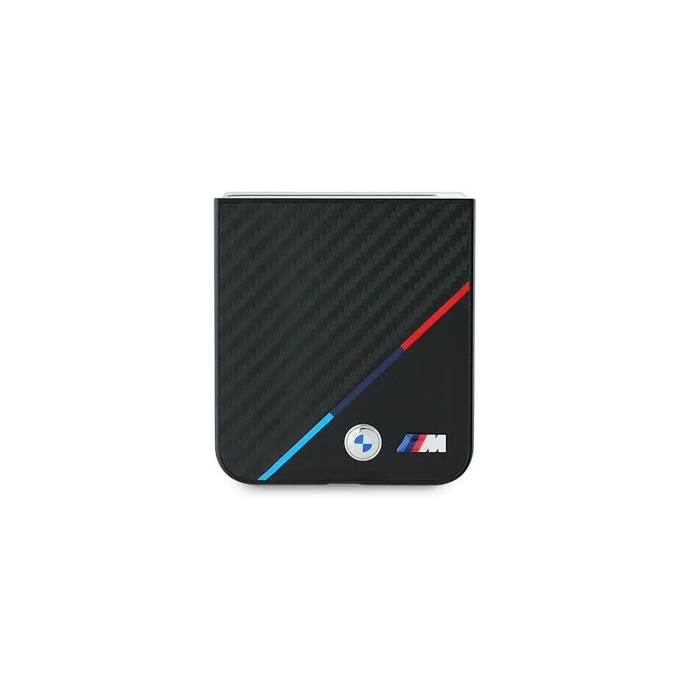 Hurtownia GSM - BMW Samsung Tasche BMHCZF623PUDTK Galaxy Z Flip6 Hartschalenkoffer Carbon Tricolor schwarz/schwarz - BMW683 - {ean13} - Hurt