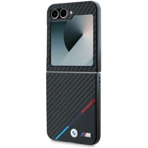 Hurtownia GSM - Etui BMW BMHCZF623PUDTK Samsung Galaxy Z Flip6 hardcase Carbon Tricolor czarny/black - BMW683 - {ean13} - Hurt